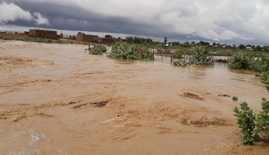 هدم عدد من المنازل بسبب السيول في موريتانيا