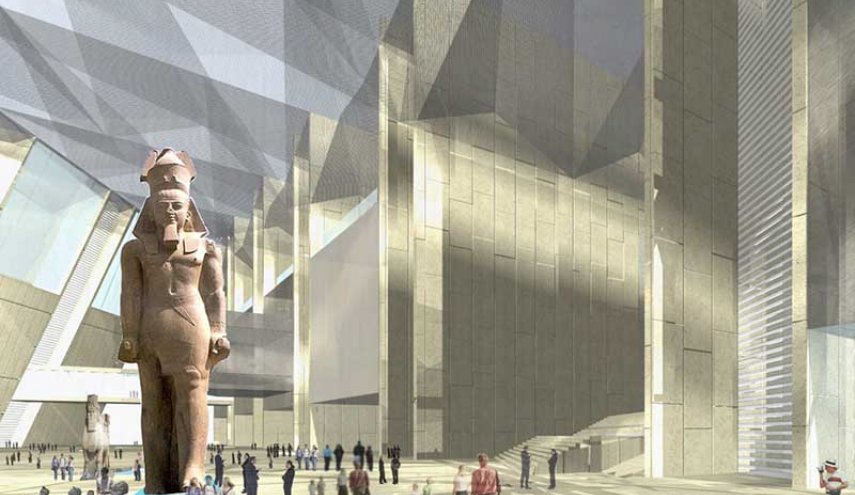 المتحف المصري الكبير يستقبل 331 قطعة أثرية