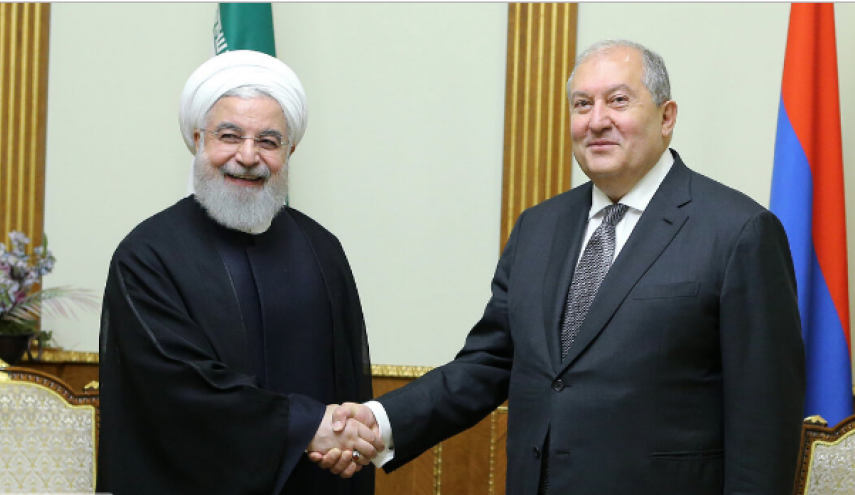روحاني: تطوير العلاقات مع ارمينيا من مبادئ سياستنا الخارجية