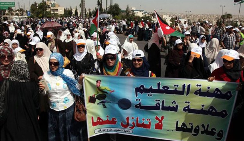 نقابتا المهندسين والأطباء في الأردن تعلنان دعمهما لإضراب المعلمين
