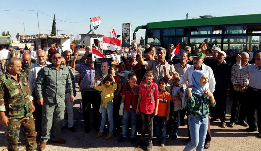 عودة دفعة جديدة من العائلات المهجرة للقصير في ريف حمص