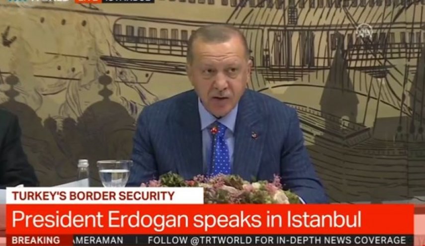 اردوغان: نیروهای ما تا عمق 30 کیلومتری خاک سوریه پیشروی می‌کنند