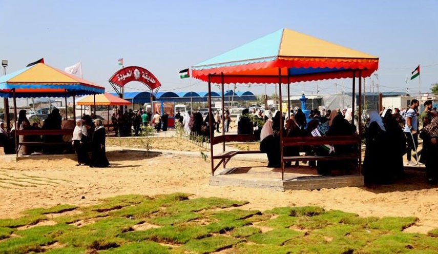 افتتاح پارک بازگشت، پیام چالش برانگیز غزه به رژیم صهیونیستی