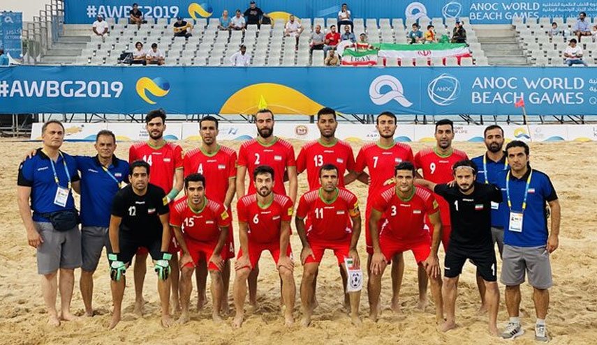 مسابقات ساحلی جهان/ تیم ملی فوتبال ساحلی ایران به نیمه نهایی راه یافت