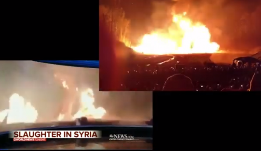 انتشار فیلم جعلی هنگام پخش خبر حمله ترکیه به سوریه در یک شبکه تلویزیونی آمریکایی