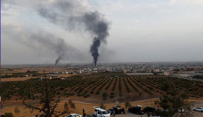 درگیری های پراکنده در شهر راس العین بعد از اعلام توافق آتش بس ترکیه و آمریکا
