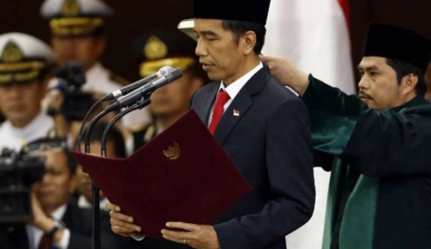جوکو ویدودو برای دوردوم ریاست جمهوری در اندونزی سوگند یاد کرد
