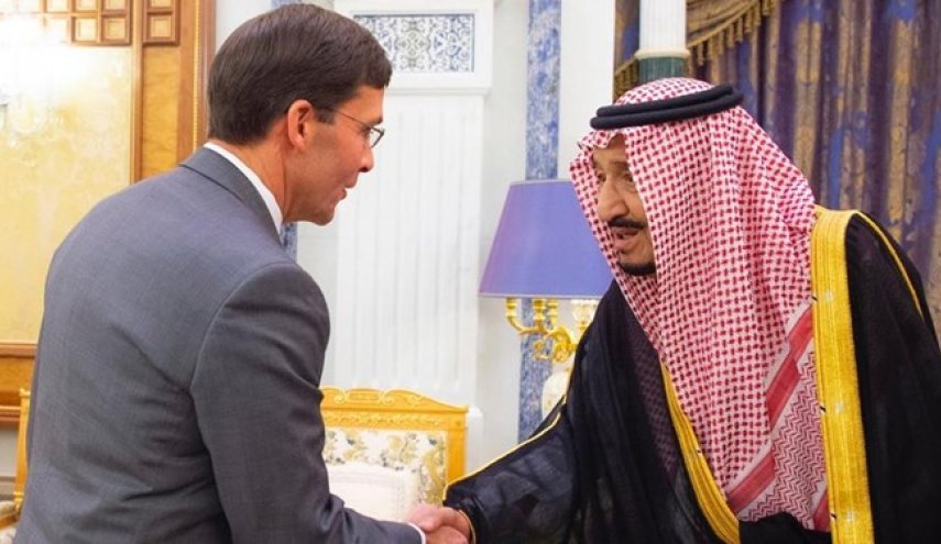 وزیر دفاع آمریکا با شاه سعودی دیدار کرد
