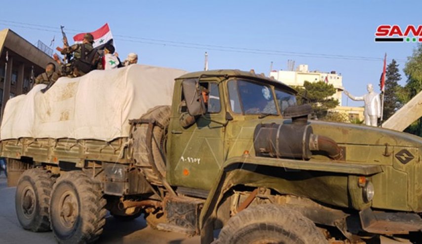 ورود نیروهای تازه‌نفس ارتش سوریه به دو ریف الرقه و الحسکه + عکس
