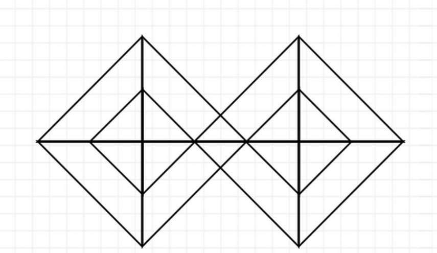 كم مثلثا ترون؟ 