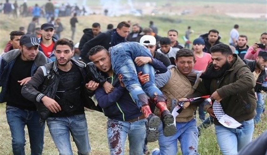زخمی شدن ۷۷ نفر در هشتادمین راهپیمایی بازگشت/ پافشاری مردم فلسطین بر نبرد بازگشت و آزادی