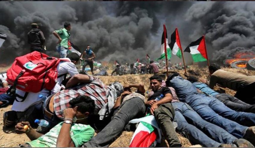 96 إصابة برصاص الاحتلال خلال جمعة 'يسقط وعد بلفور'