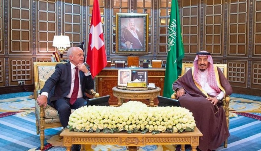 دیدار رئیس‌جمهور سوئیس با شاه سعودی در ریاض