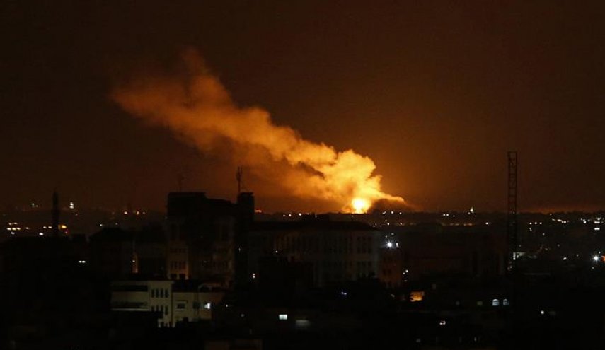 حمله ارتش اشغالگر به مواضع حماس در غزه