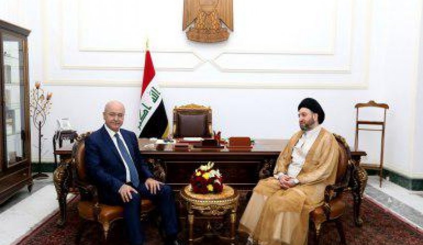 تاکید برهم صالح و عمار حکیم بر تعجیل در اصلاحات عراق
