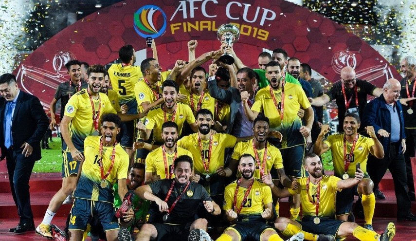 فريق العهد اللبناني يتوج ببطولة كأس الاتحاد الآسيوي لأول مرة في تاريخه