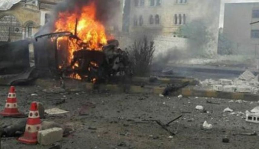 انفجار سيارة مفخخة  أمام مبنى شرطة مدينة الراعي في حلب