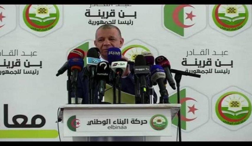 هذا ما قاله مرشح الرئاسة الجزائري بن قرينة حول سوريا