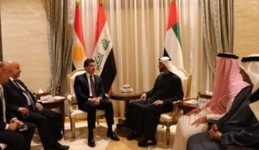 جزئیات دیدار بن زاید و رئیس اقلیم کردستان عراق
