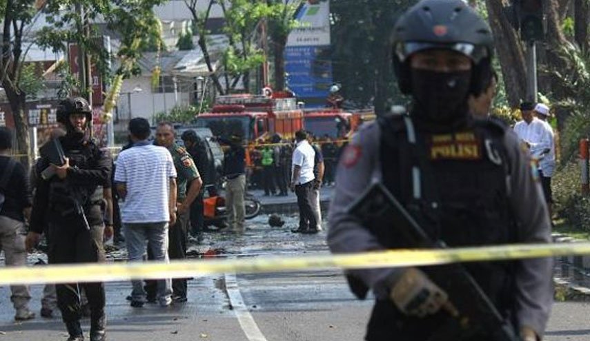 حمله انتحاری یک تروریست در اندونزی/ یک نفر کشته و ۶ نفر مجروح شدند