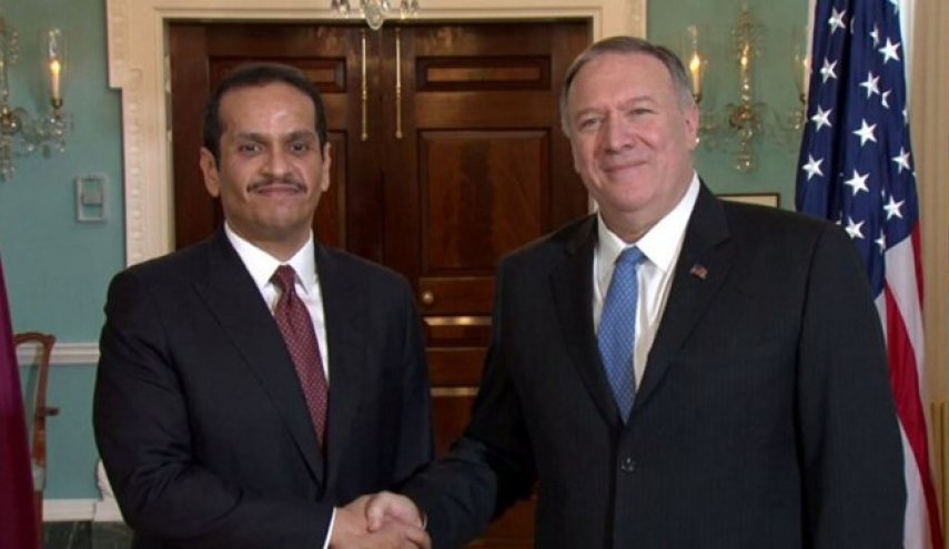 دیدار وزیر خارجه قطر با همتای آمریکایی در واشنگتن
