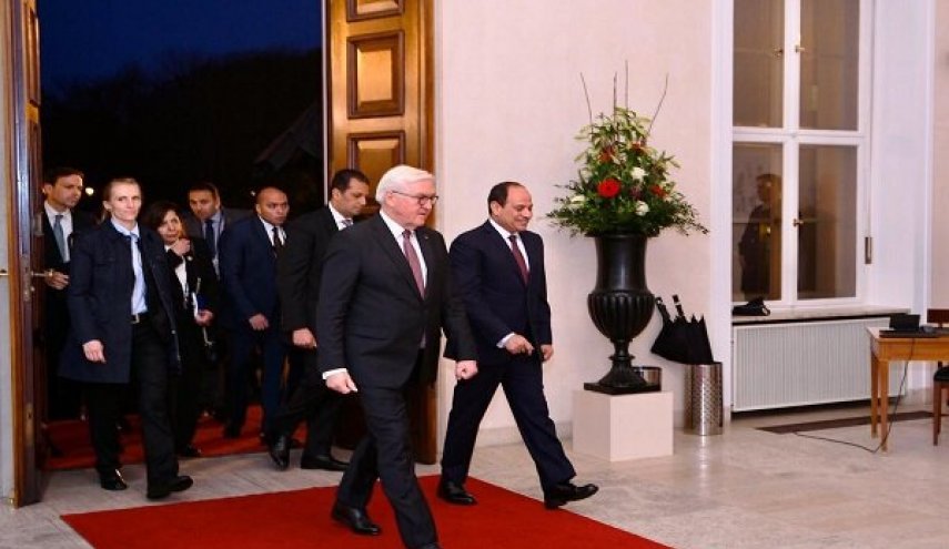 رایزنی رؤسای جمهوری مصر و آلمان در برلین