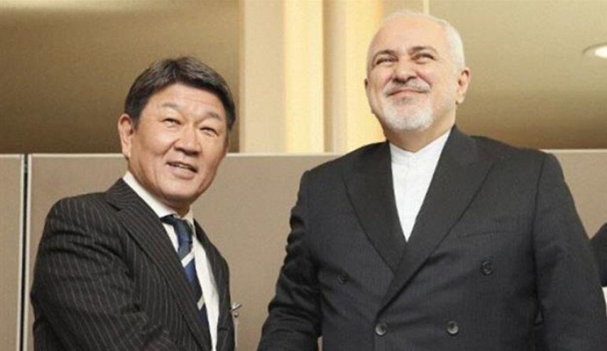 ظريف ووزير الخارجية الياباني يبحثان الاتفاق النووي