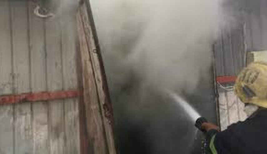 بغداد: الحريق الذي اندلع مساء اليوم كان بعمارة قرب الاحرار