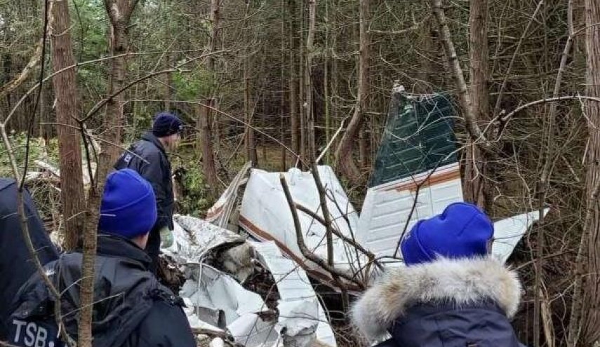 یک فروند هواپیما در کانادا سقوط کرد