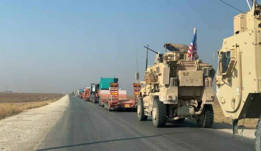 ورود 20 کامیون نظامی آمریکا به سوریه 