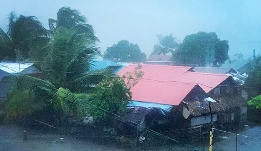 ابرطوفان کاموری فیلیپین را در نوردید