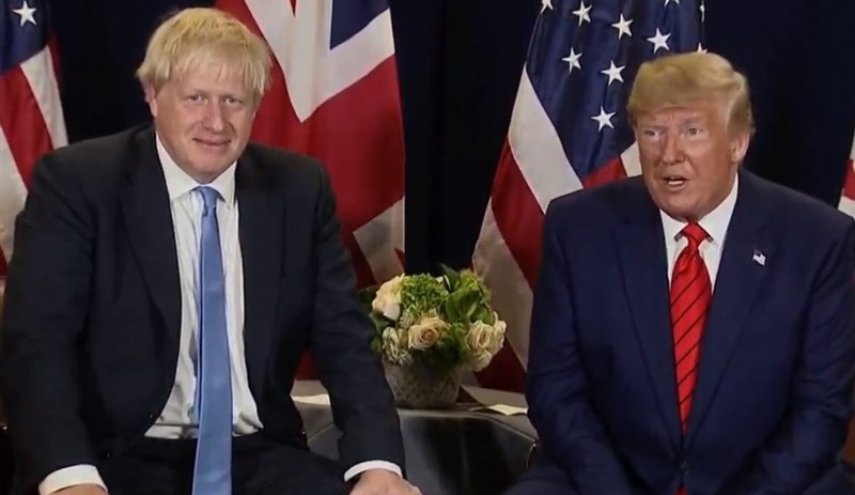 دیدار «بدون عکس» جانسون با ترامپ از بیم انتقادات در انگلیس