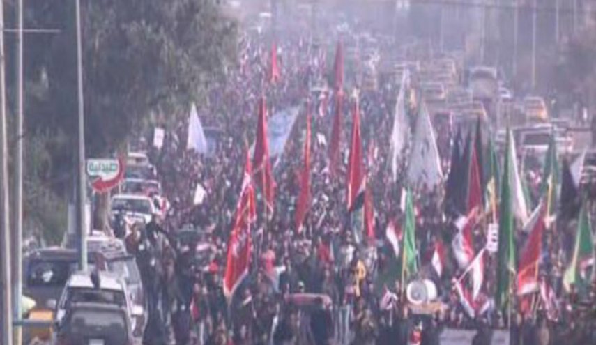 بغداد تنتفض دعما لسلمية التظاهرات وطرد المخربين