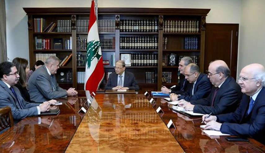 عون يستقبل المنسق الخاص للامم المتحدة في لبنان
