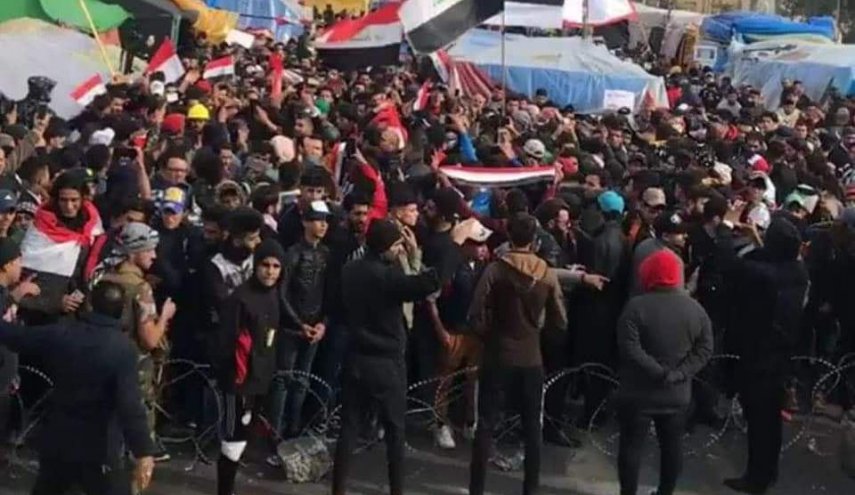 میدان التحریر عراق هم اکنون/ تظاهرات 
