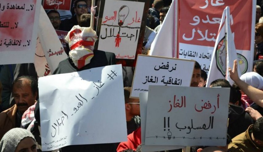 برلماني أردني يدعو لإلغاء اتفاقية الغاز الخاسرة مع الإحتلال