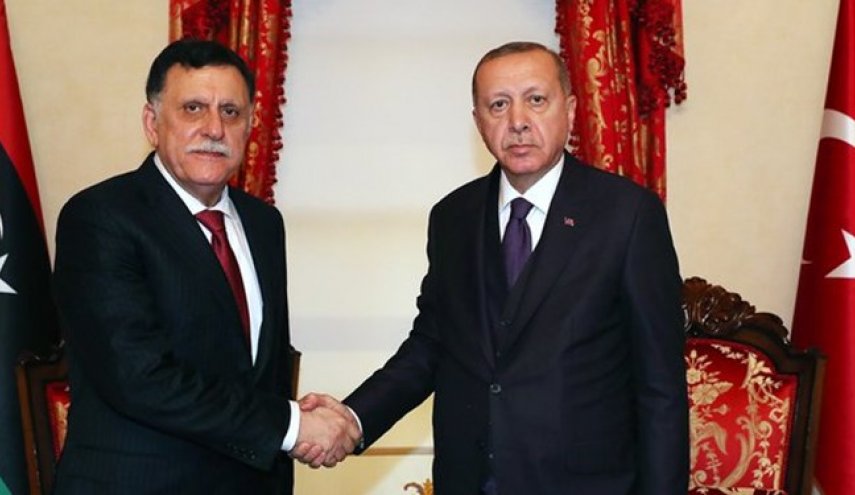 رئیس دولت وفاق ملی لیبی در استانبول با اردوغان دیدار کرد
