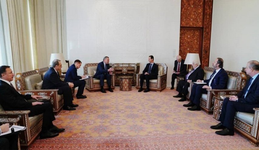 بوريسوف يلتقي الأسد في دمشق لبحث قضايا هامة