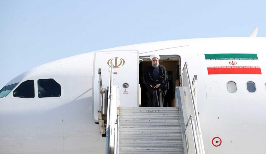 الرئيس روحاني يصل الى كوالالمبور