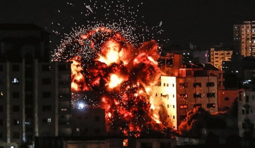 حمله جنگنده‌های رژیم صهیونیستی به شمال غرب غزه
