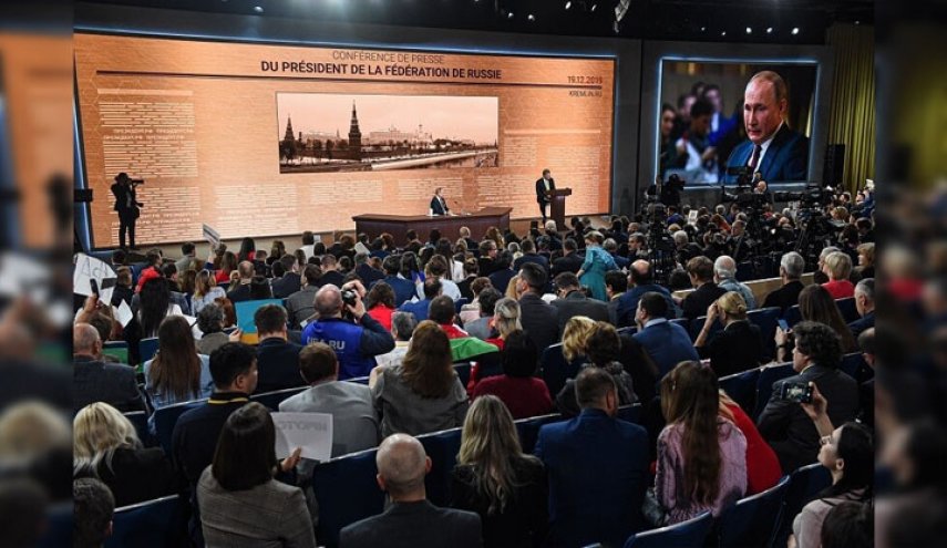 بوتين يجيب على 77 سؤالا في مؤتمر استمر أكثر من 4 ساعات