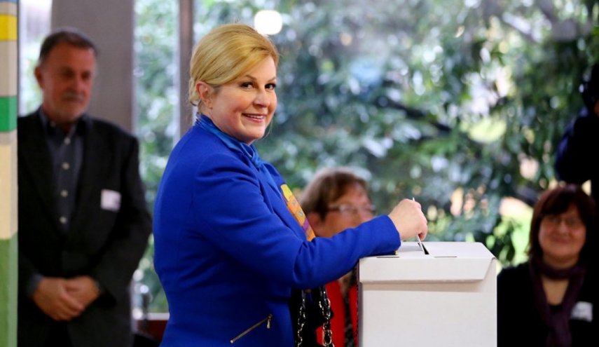 تأهل رئيسة كرواتيا ومرشح يسار الوسط للجولة الثانية من الانتخابات الرئاسية