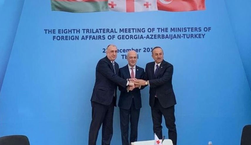 نشست سه جانبه وزیران خارجه آذربایجان، گرجستان و ترکیه برگزار شد