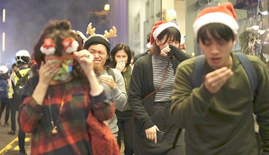 آغاز مجدد درگیری‌های هنگ‌کنگ در آستانه کریسمس
