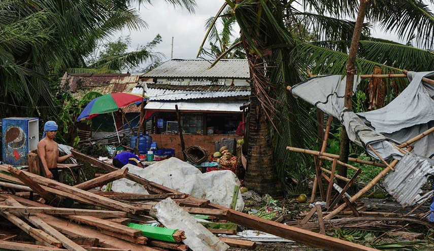  إعصار فانفون يودي بحياة 16 شخصا على الأقل في الفليبين