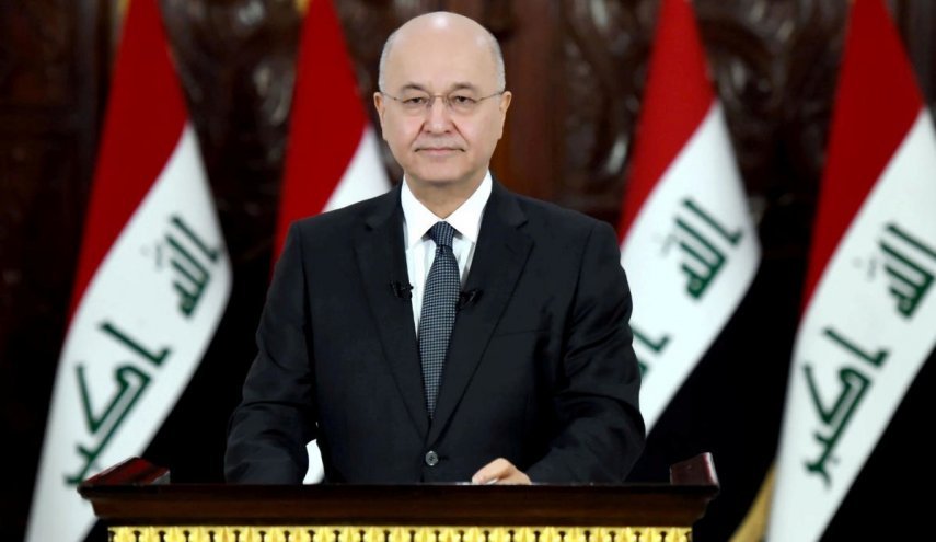 ما حكم دستور العراق في إعلان برهم صالح الاستقالة؟