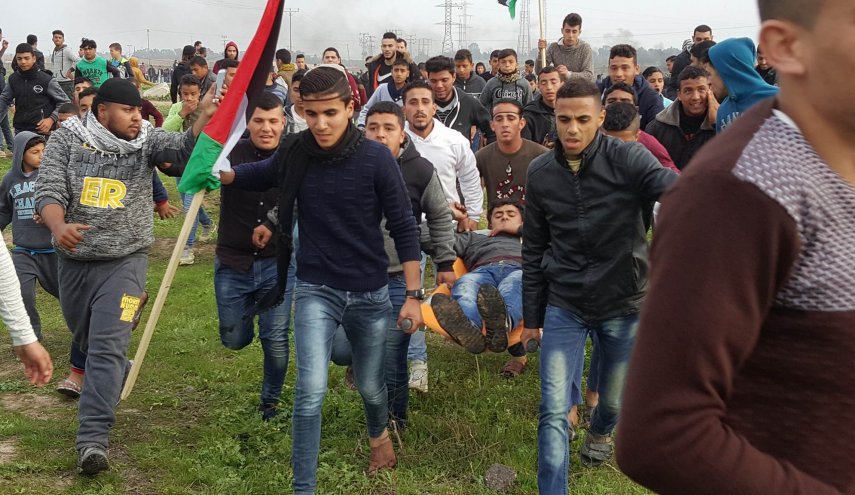 إصابات بقمع الاحتلال متظاهري العودة شرق غزة