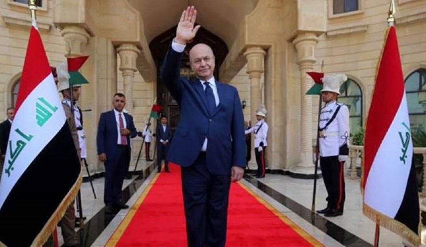 المیادین: «برهم صالح» به بغداد بازگشت
