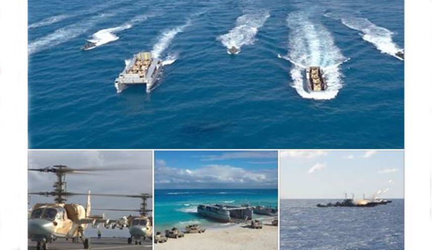 البحرية المصرية تنفذ عملية برمائية في البحر المتوسط 