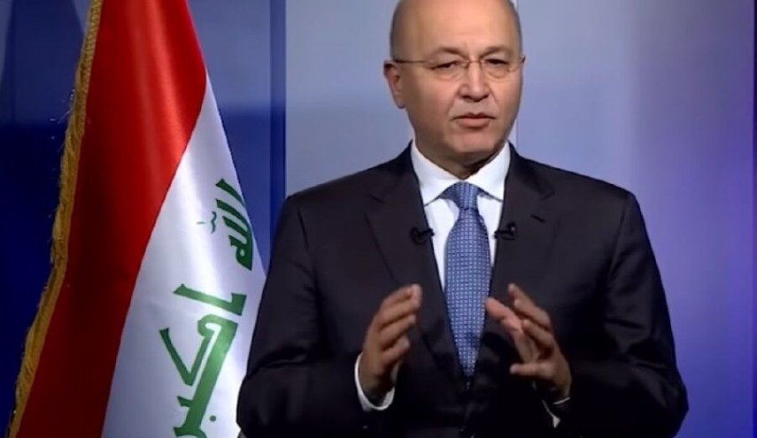 صالح: العراق يرفض أن يكون مصدر تهديد لأي من جيرانه